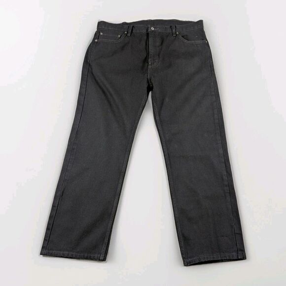 Levi's Other - Levis 505 Black Jeans Mens 42x30 Straight Leg Dad Jean Workwear Casual